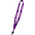 3/4" Economy Polyester Lanyard w/ O-Ring